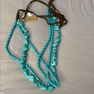 Lucky Brand Turquoise Multi-Strand Necklace